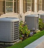 HVAC units placed outside of a home or business