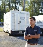 The Werrlein Companies employees in front of company truck